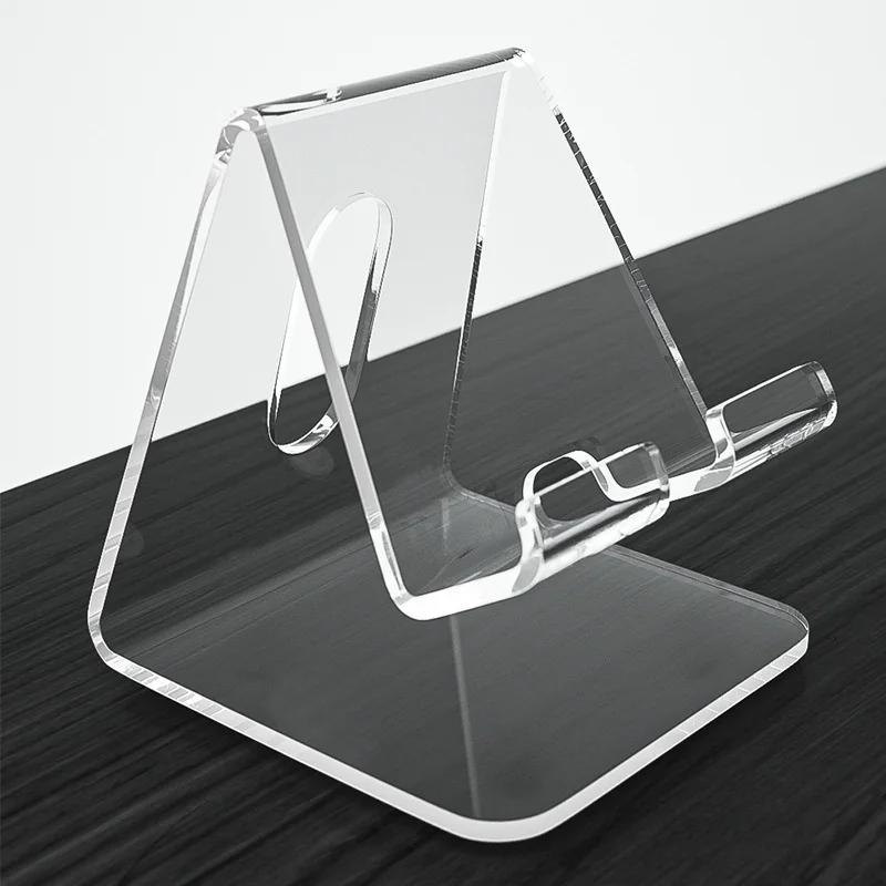 Support de téléphone en acrylique 1 pièce, support de téléphone Transparent, tous les Smartphones, b
