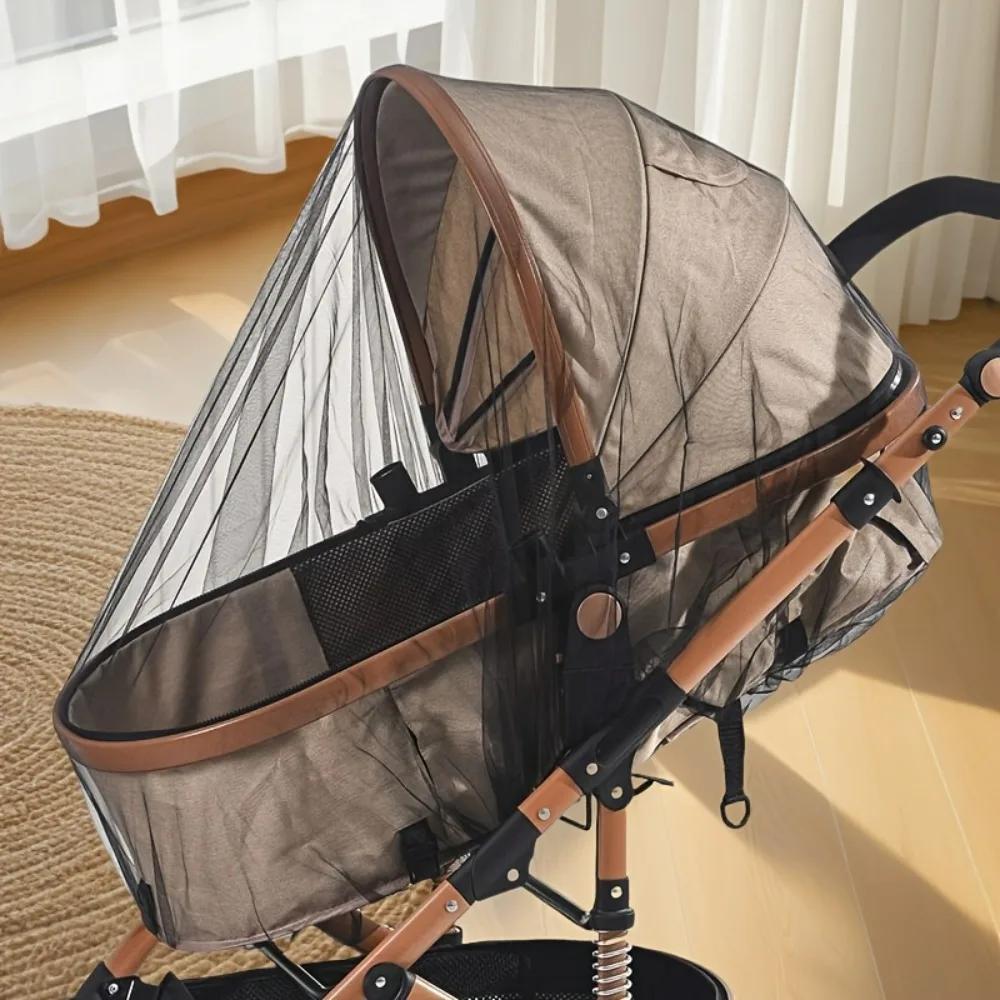Moustiquaire pour poussette – Couverture complète, avec maille dense pour une protection des insecte