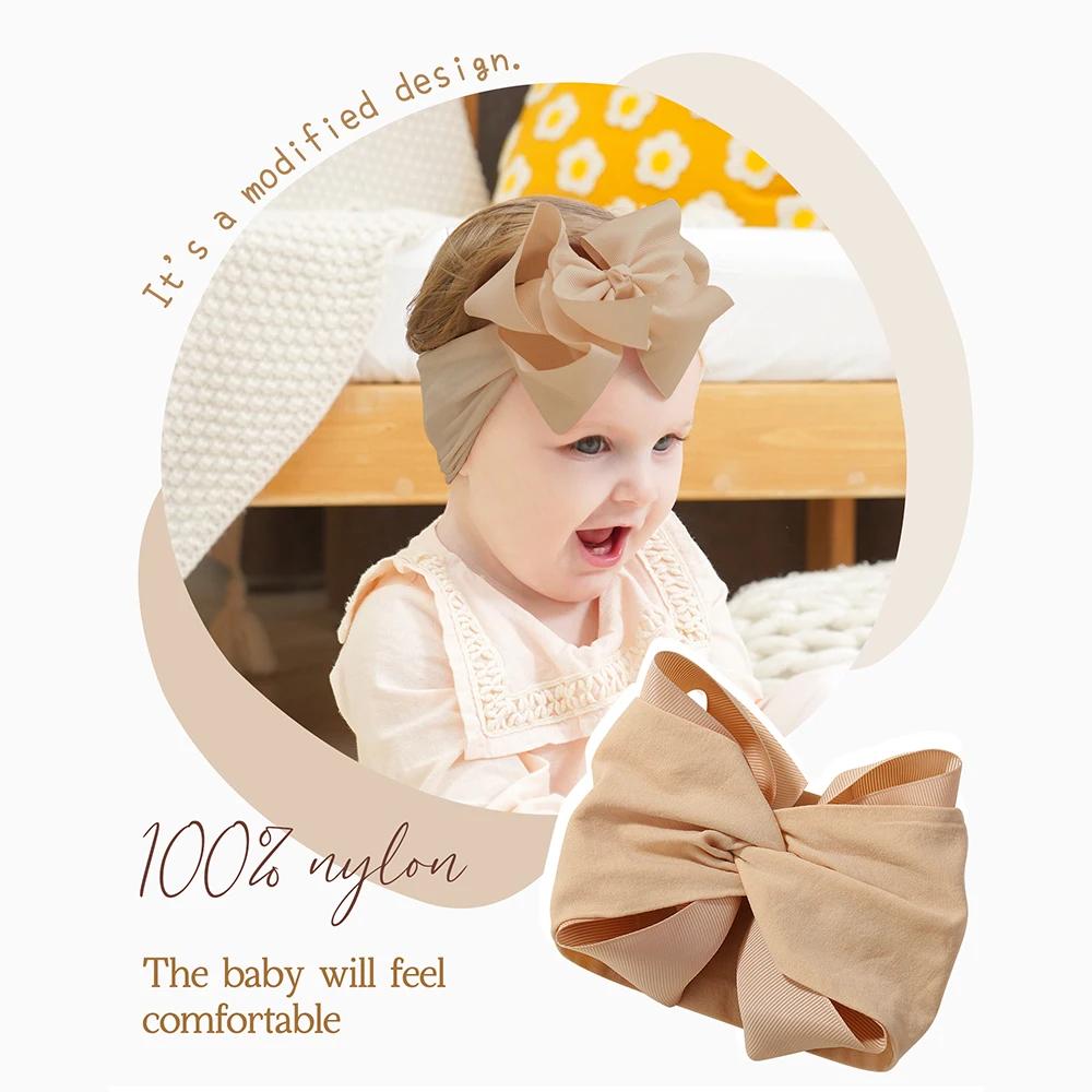 6/20 pièces bandeaux de bébé doux avec 4.5 pouces arcs de cheveux bandeaux pour bébé fille bandeau n