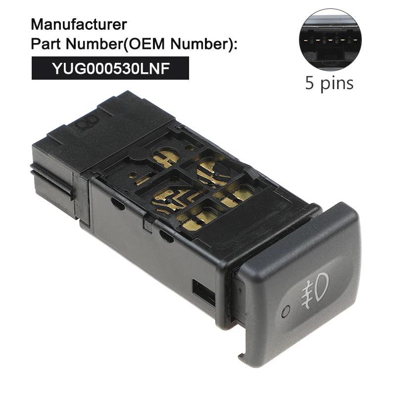 YUG 000540 LNF – interrupteur de phare antibrouillard avant à 5 broches, pour Land Rover Defender TD