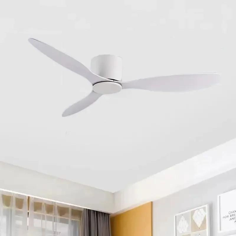 42 52 pouces ventilateurs de plafond sans lumière moteur à courant continu télécommande ventilateurs