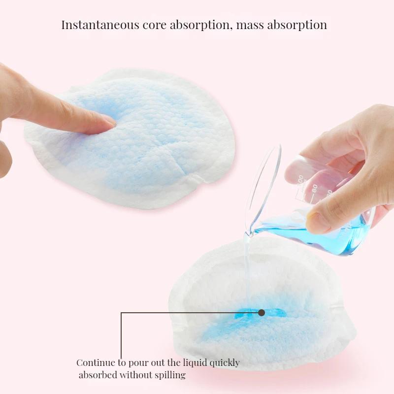 Coussinets d'allaitement jetables, respirants, fins, Super absorbants, en coton