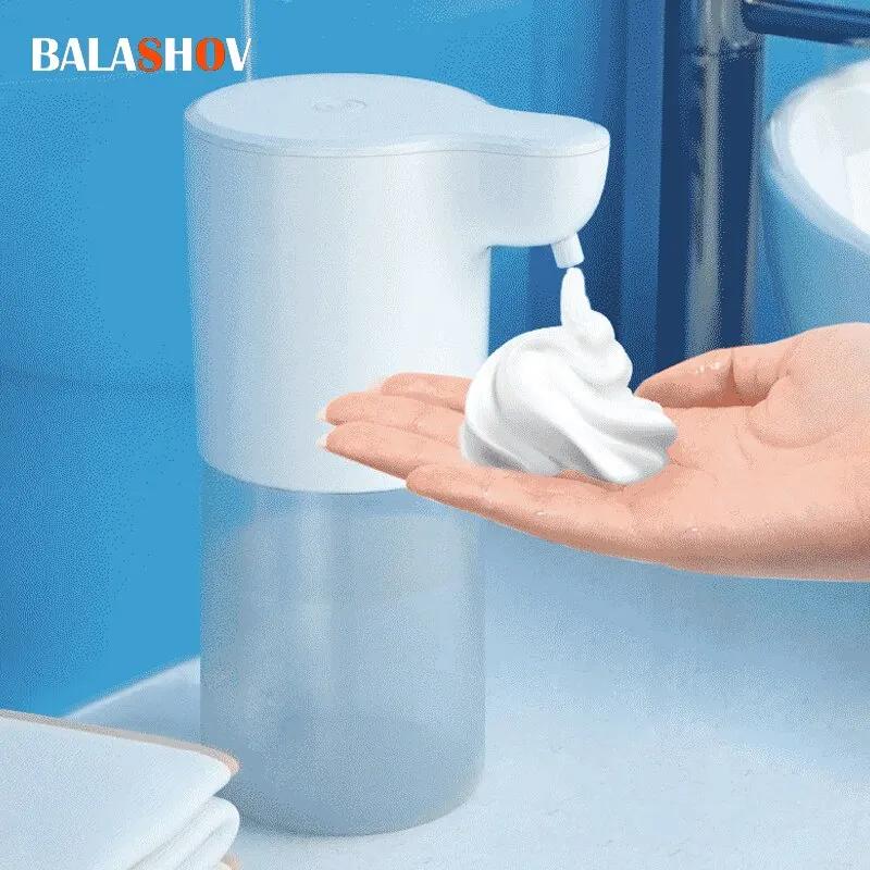 Distributeur de savon automatique sans contact 350ML Distributeur de mousse de savon USB Rechargeabl