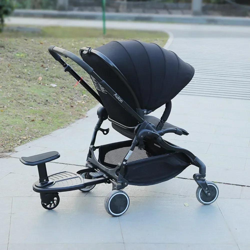 Adaptateur universel de planche de marche pour poussettes, avec siège, jogging pour deuxième enfant,