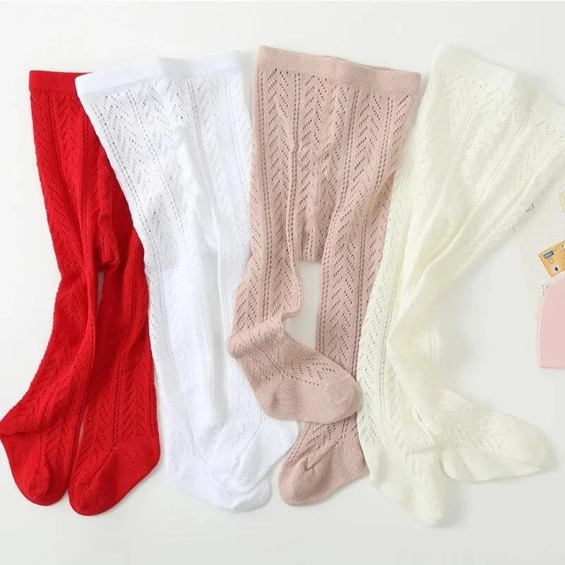 Collants en résille ajourés pour bébés filles, bas en maille pour enfants, vêtements pour tout-petit