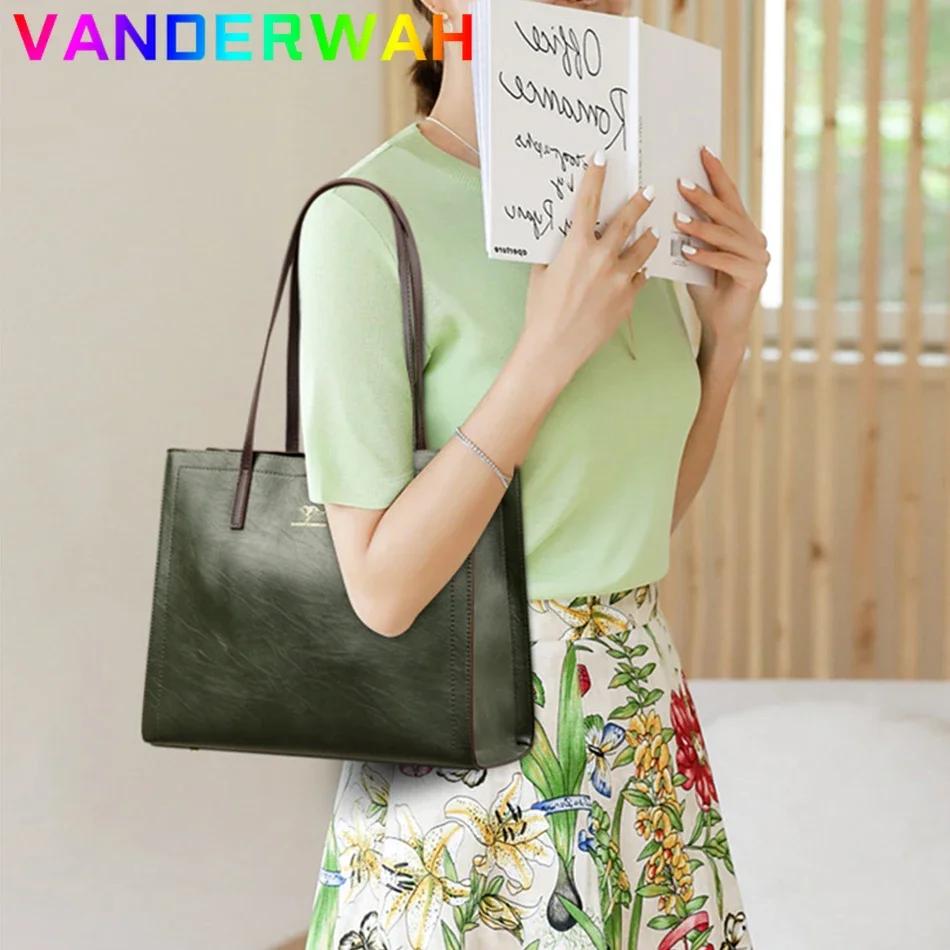 Sac à main Vintage en cuir Pu, fourre-tout de grande capacité, sacs à bandoulière à la mode, sacs à