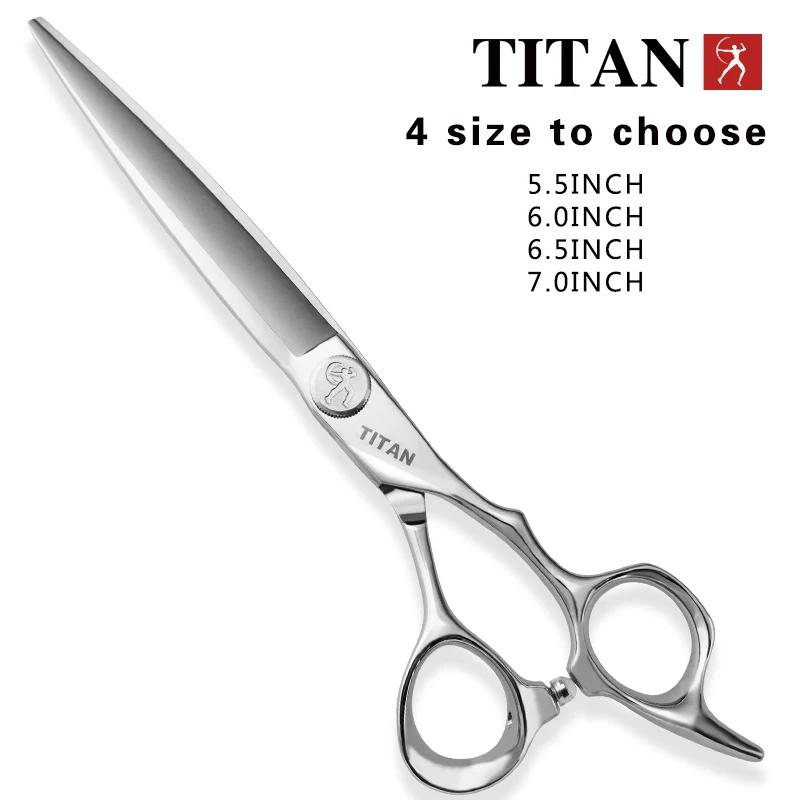 Titan 5.5/6/6.5/7.0 pouces coupe bien coiffure ciseaux de coiffeur professionnels pour cheveux