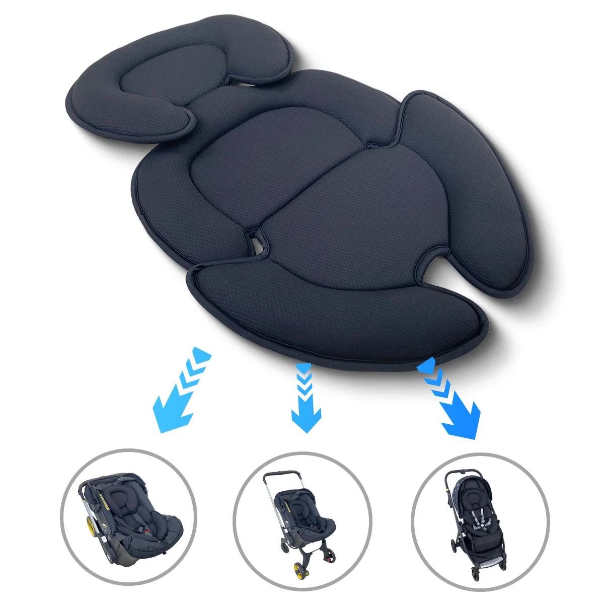 Coussin de siège de poussette universel pour bébé, oreiller de soutien de tête et de corps, insertio