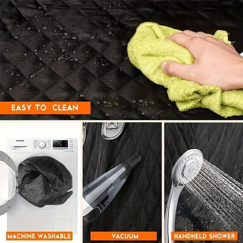 Housse de siège pour chien pour siège arrière, housses de siège de voiture pour chien 100% imperméab