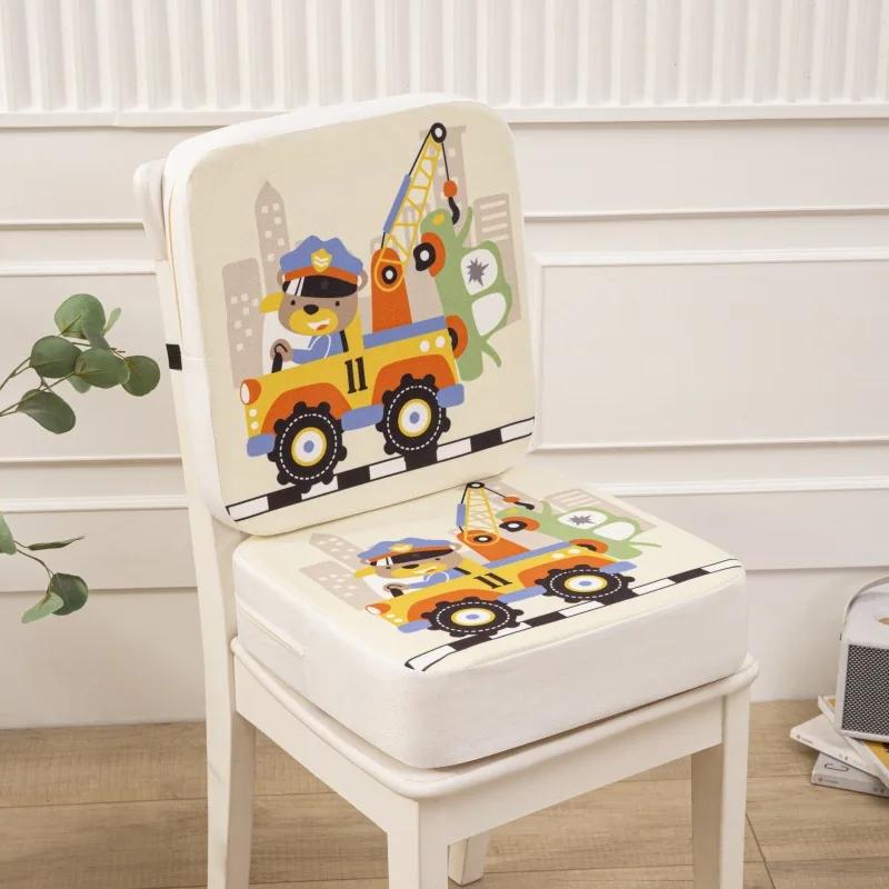 Coussin rehausseur siège enfant amovible - Chaise haute convertible pour tout-petits sécurisée