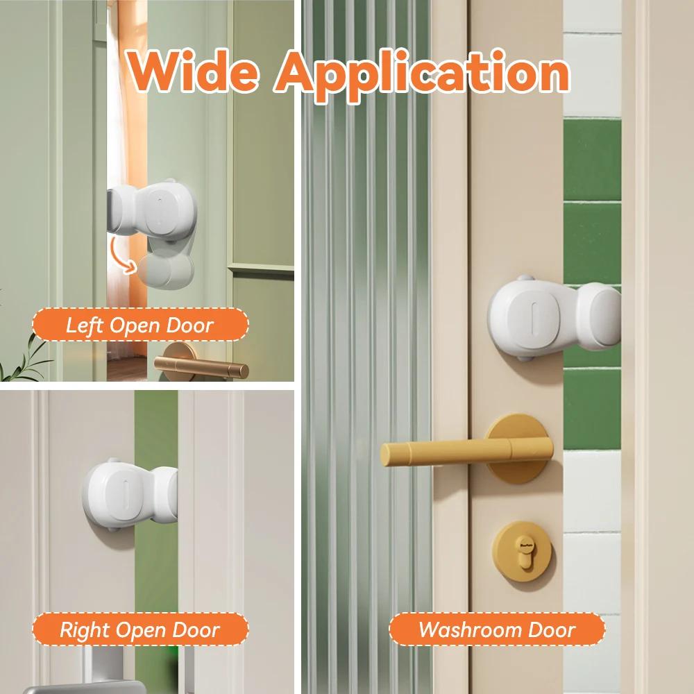 Protection anti-pincement pour les doigts des enfants, butée de porte rotative pour la sécurité des