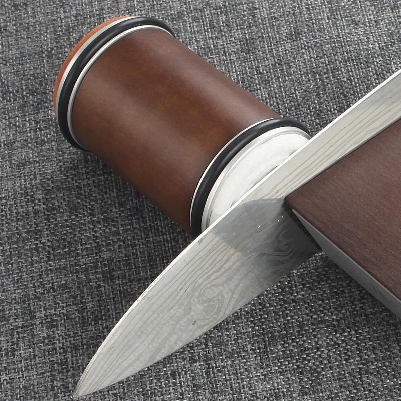 Nouveau Affûteur de couteaux roulant en bois, 4 angles, 15/18/20/22 ° Affûteurs de rouleaux, systè