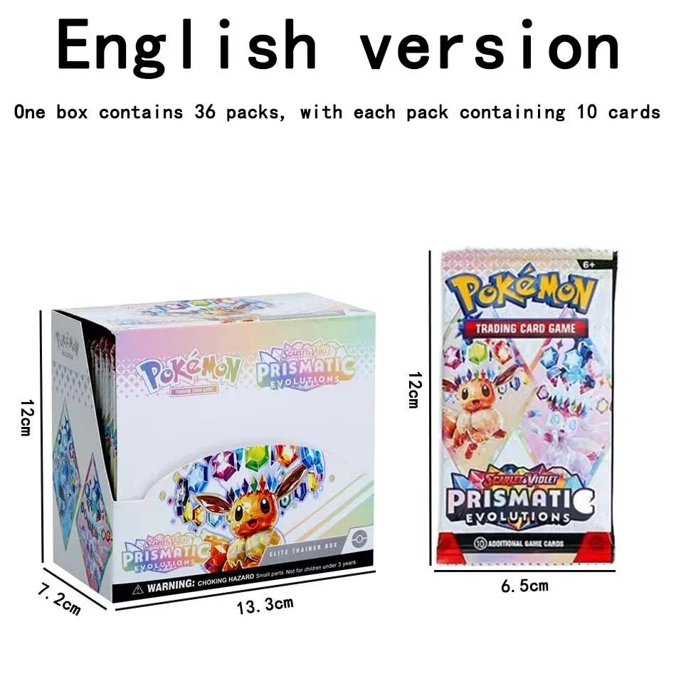 NOUVEAU Prismatic Evolutions 36 paquets de cartes Pokémon en anglais, Booster, Carte de combat, Cart