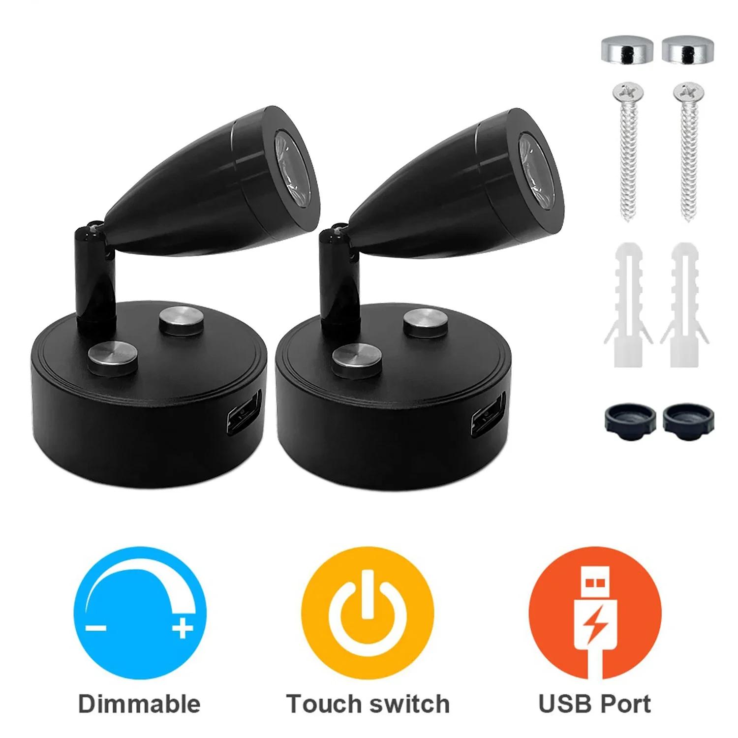 2/1 pièces DC 12-24V voiture intérieur LED lecture Spot lumière RV bateau caravane camping-car cheve