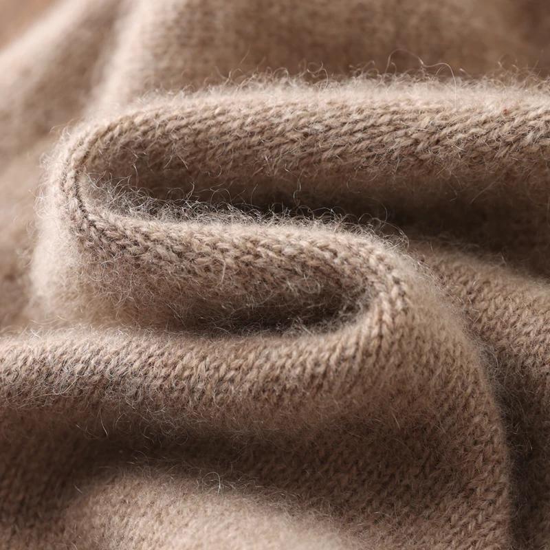 Chapeau d'hiver à bords bouclés pour femmes, 100% laine mérinos tricotée, doux et chaud, à la mode,