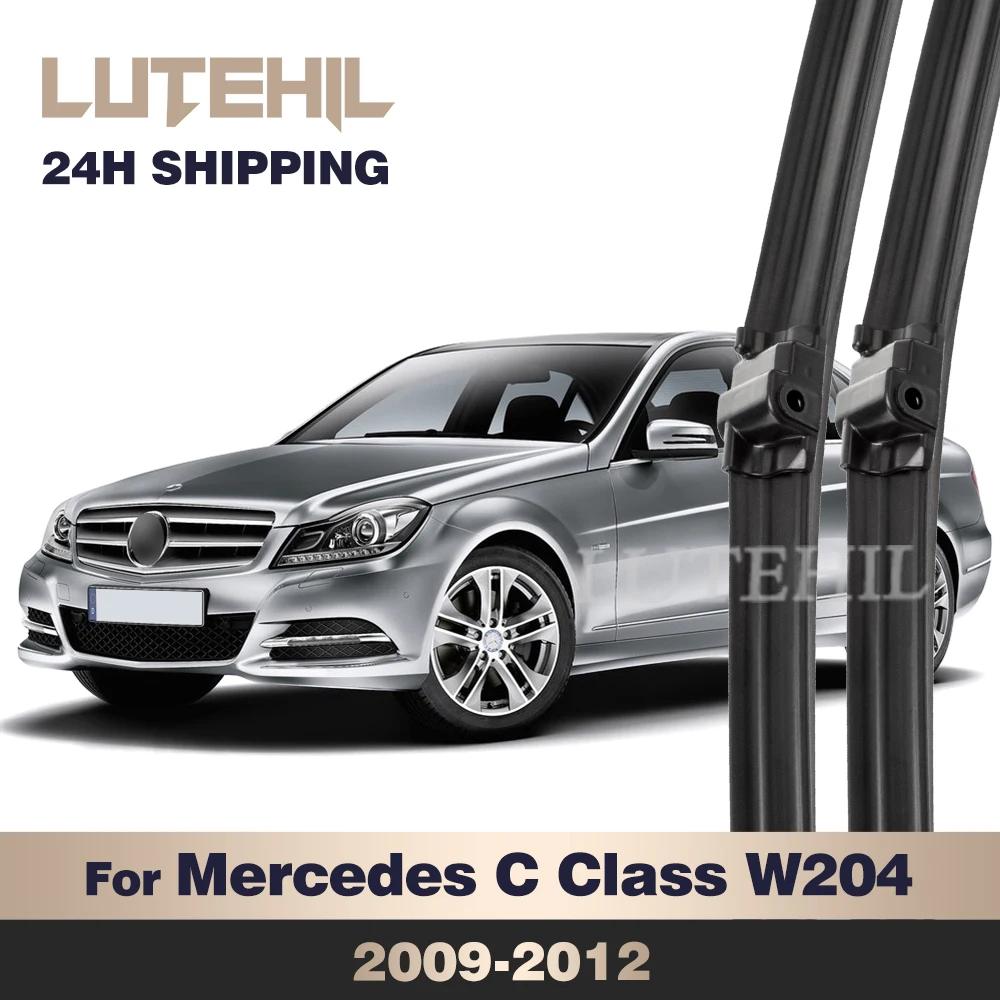 Pour mercedes-benz classe C W204 2009-2012 2010 2011 balais d'essuie-glace avant pare-brise brosse d