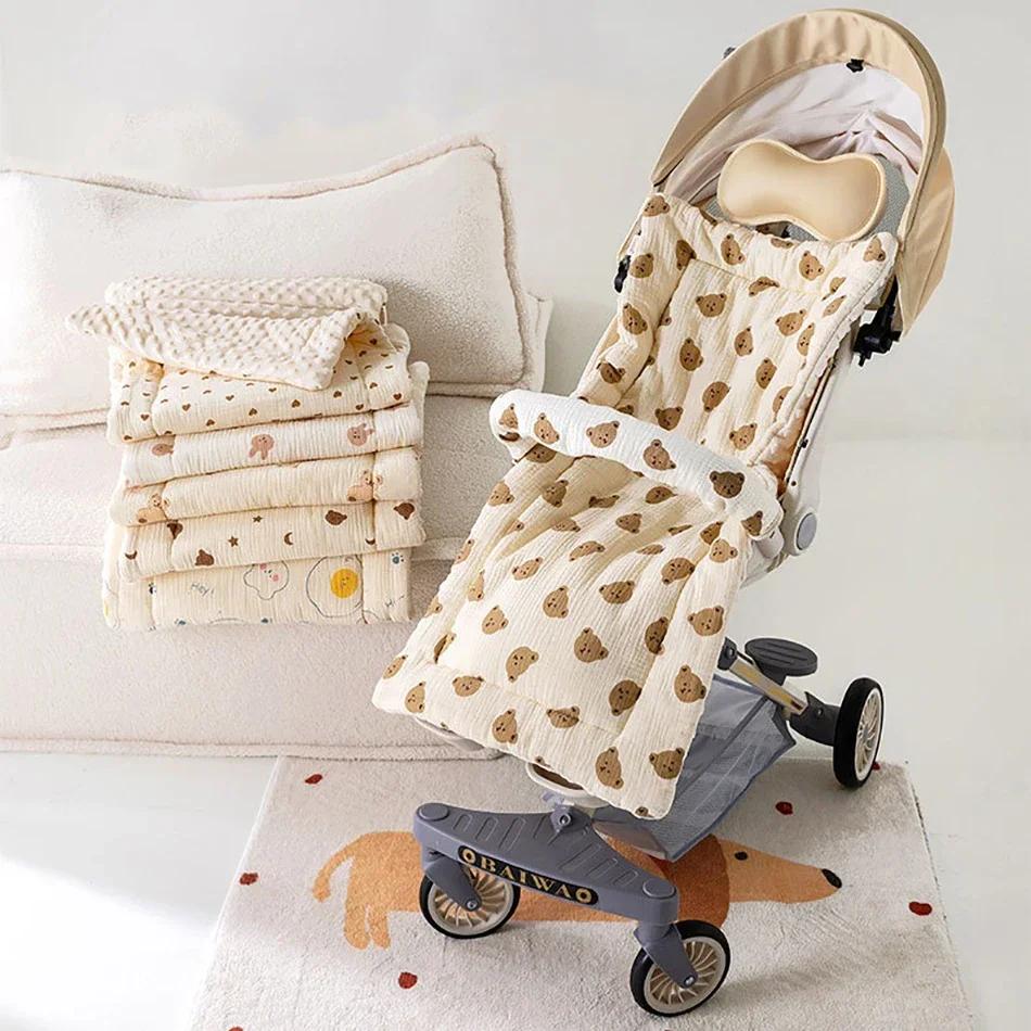 Coussin de siège de poussette pour bébé, dessin animé, coton doux, tapis de siège pour bébé, matelas