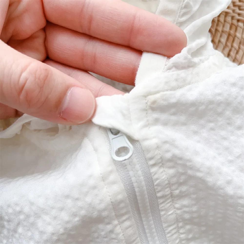 Manteau de Protection Solaire pour Bébé Fille et Garçon, Mignon, Respirant, Climatisé, Vêtements d'A