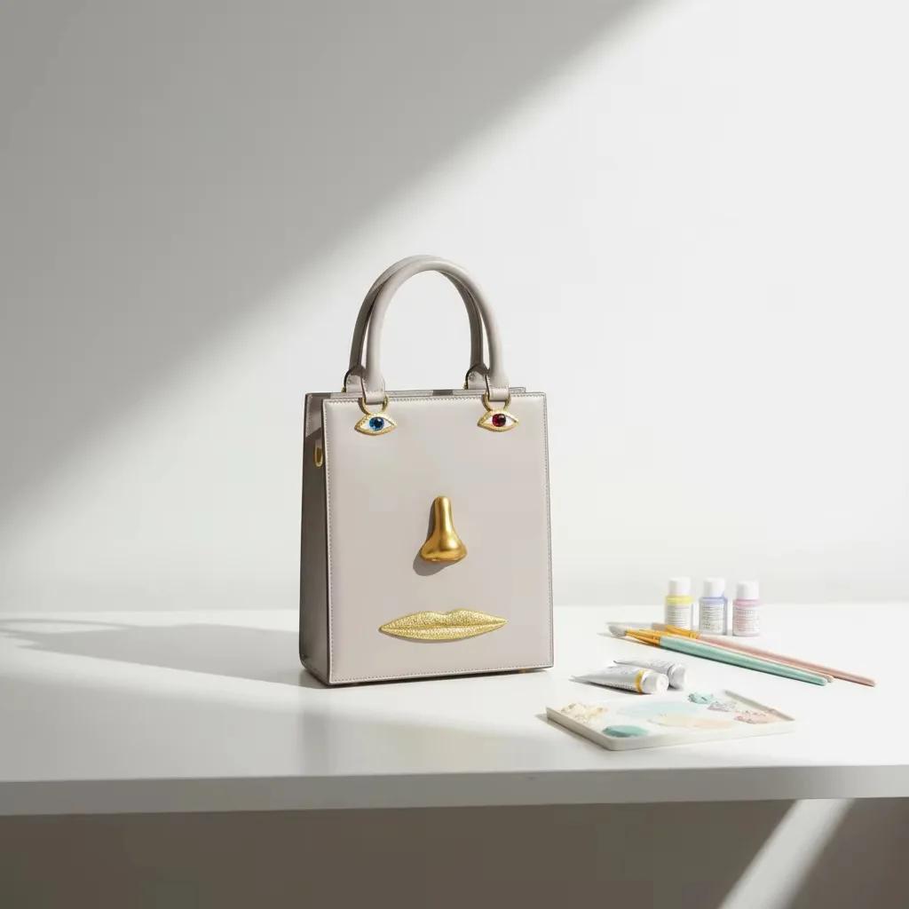 Sac à main tendance pour femmes, portrait personnalisé, sac bandoulière rétro