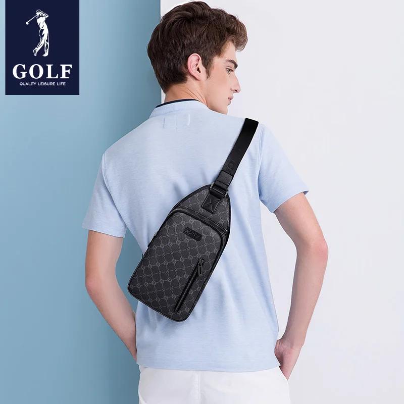Sac à bandoulière GOLF pour hommes, sac à bandoulière, sac de poitrine tendance, petit sac d'affaire