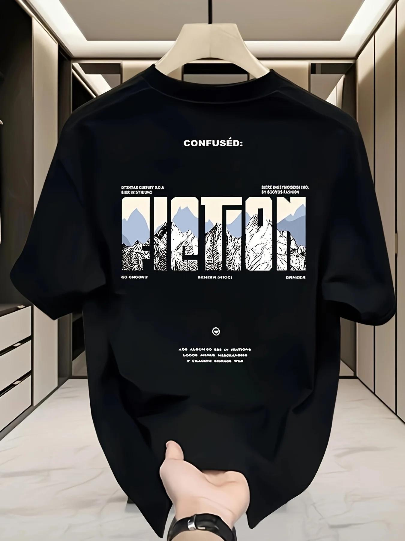 T-shirt ample pour homme, style streetwear américain, nouveau style d'été, 100% coton pur, matière d