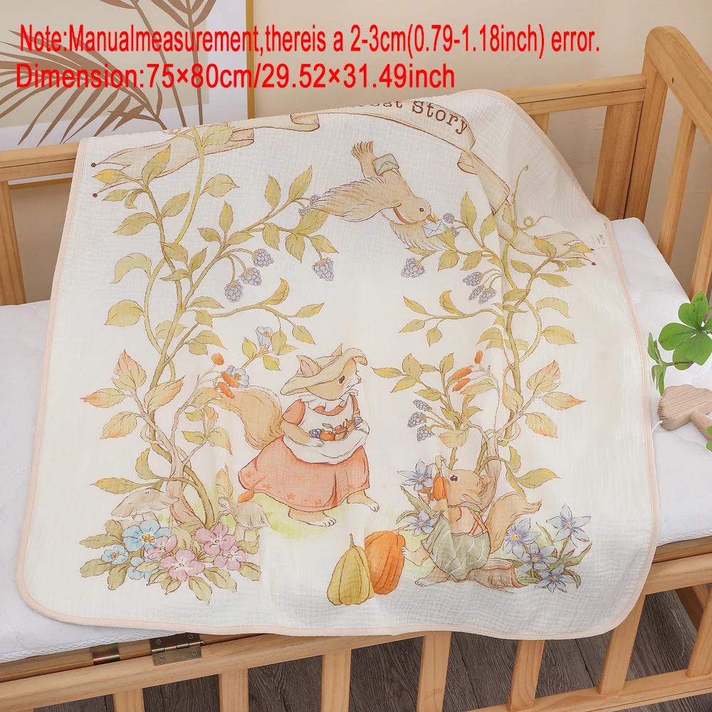 Serviette de bain pour nouveau-né, serviette de bain en gaze de coton pur, couverture douce pour enf