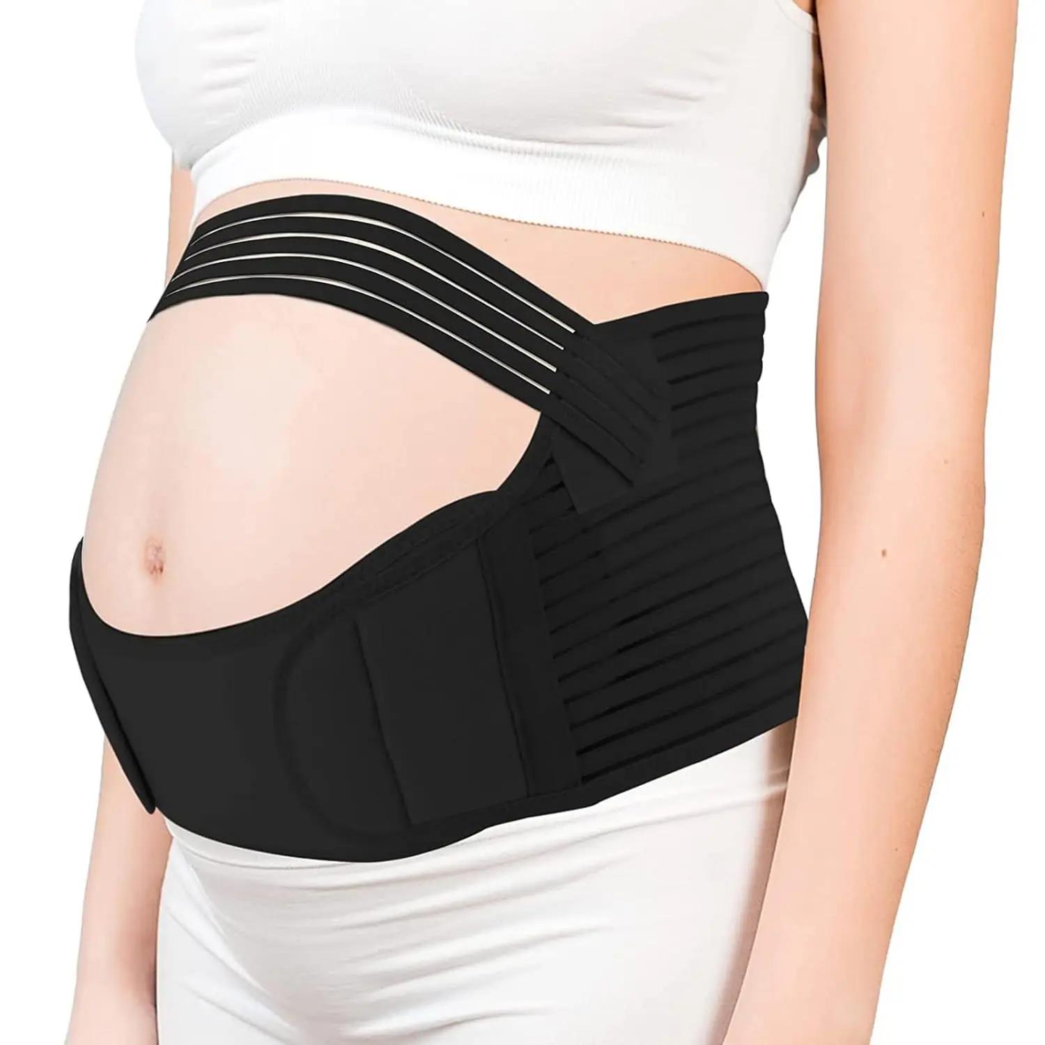 Femmes enceintes soutien ventre bande dos vêtements ceinture réglable taille soins maternité Abdomen
