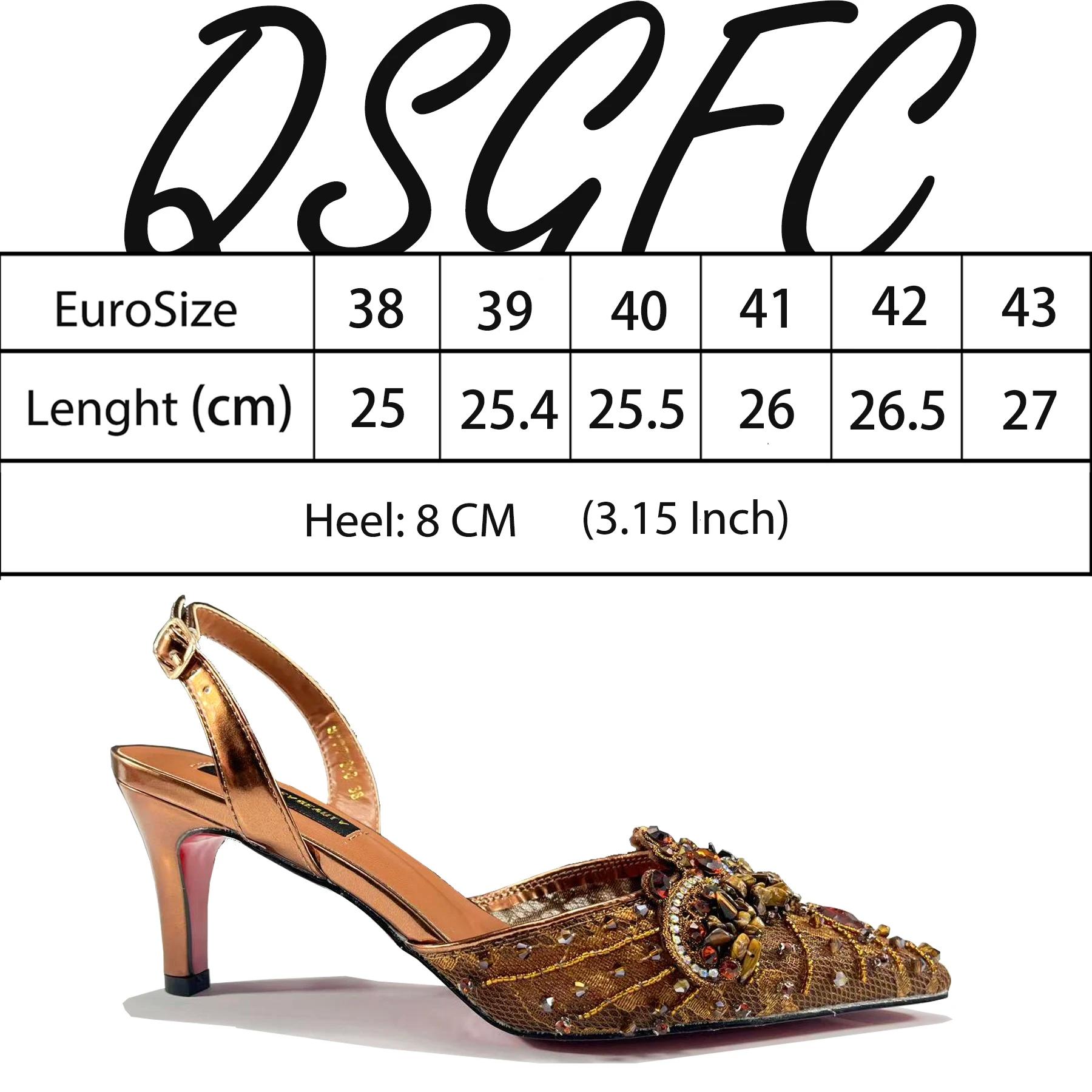 Queena Yan Wome – ensemble de chaussures et de sacs de mariage à talons hauts pour femmes, couleur O
