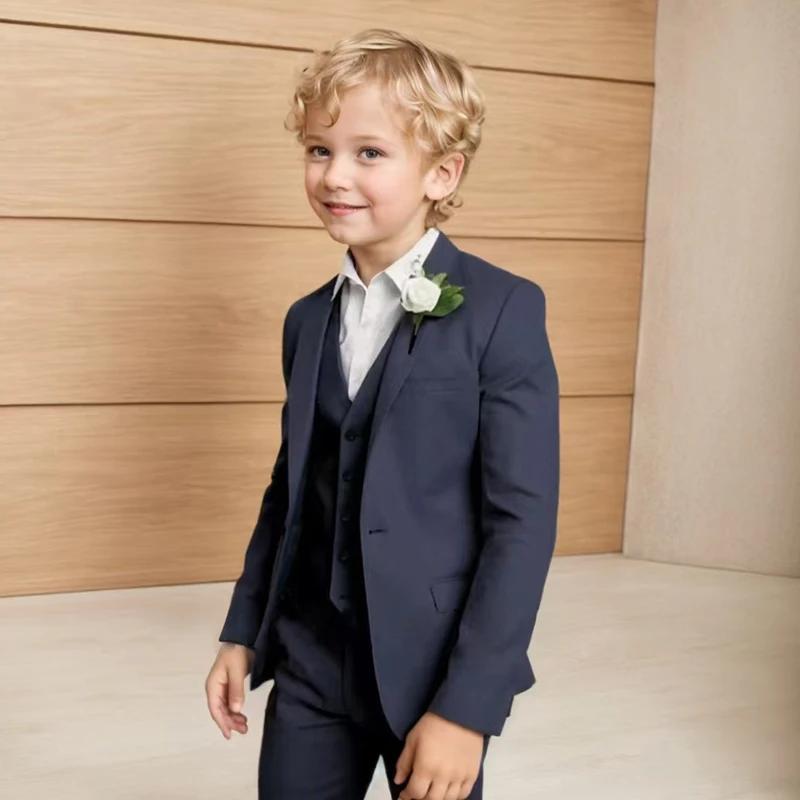 Ensemble de Costume pour garçons à la mode pour Costume de fête de mariage 3 pièces ensemble de Cost