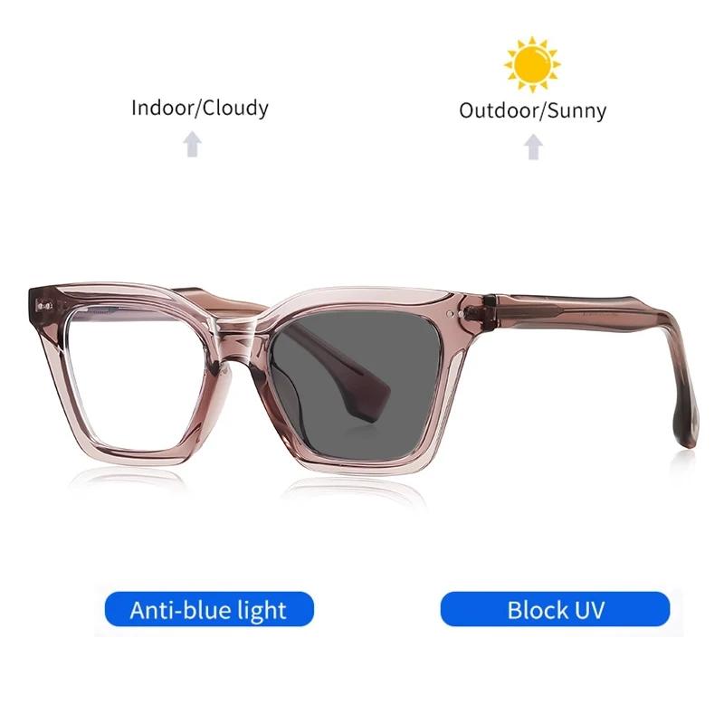 Lunettes rétro à rivets en Fiber d'acétate pour femmes, monture carrée, Prescription optique, photoc