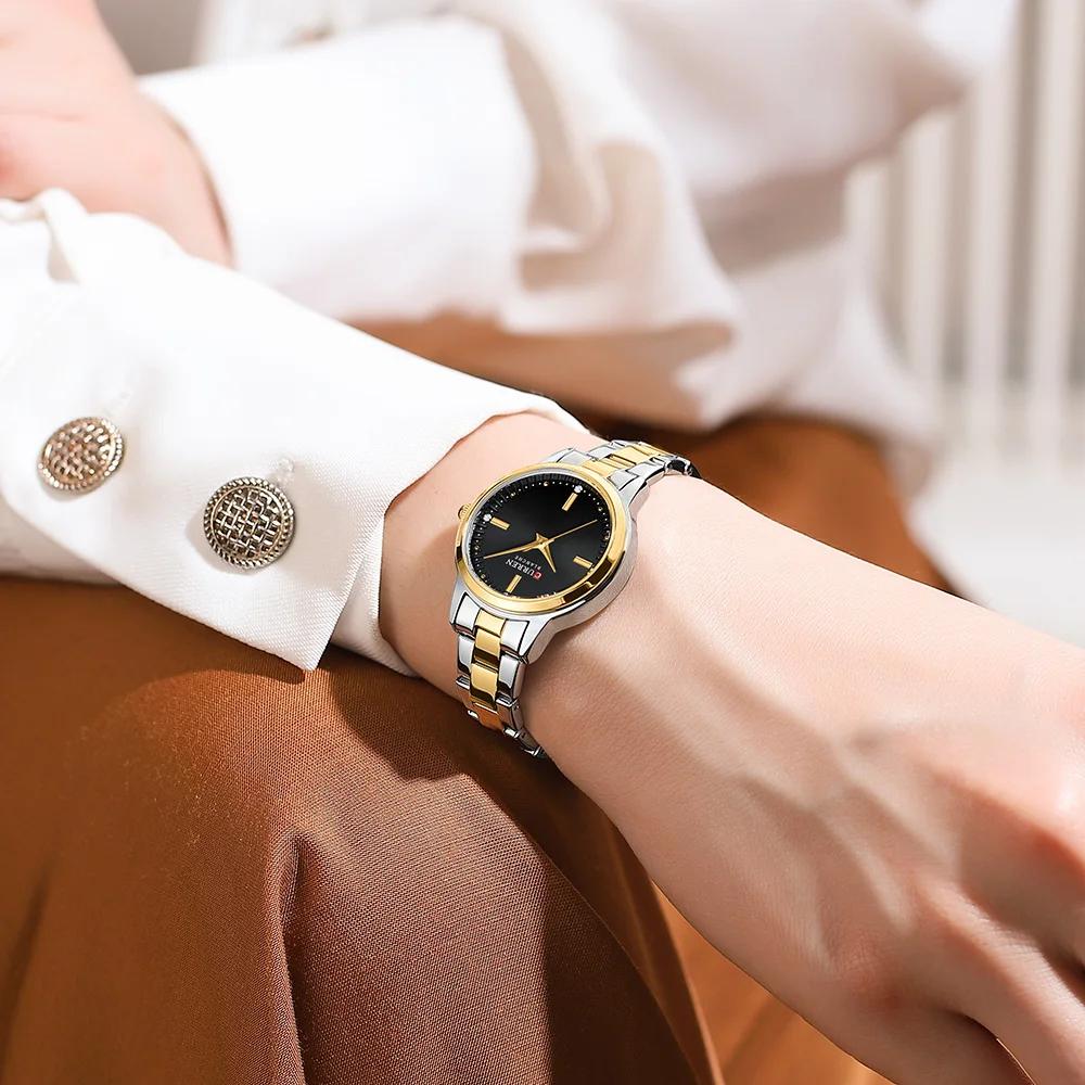 CURREN montres pour femmes mode originale montre-bracelet à Quartz pour dames cadran romain diamant