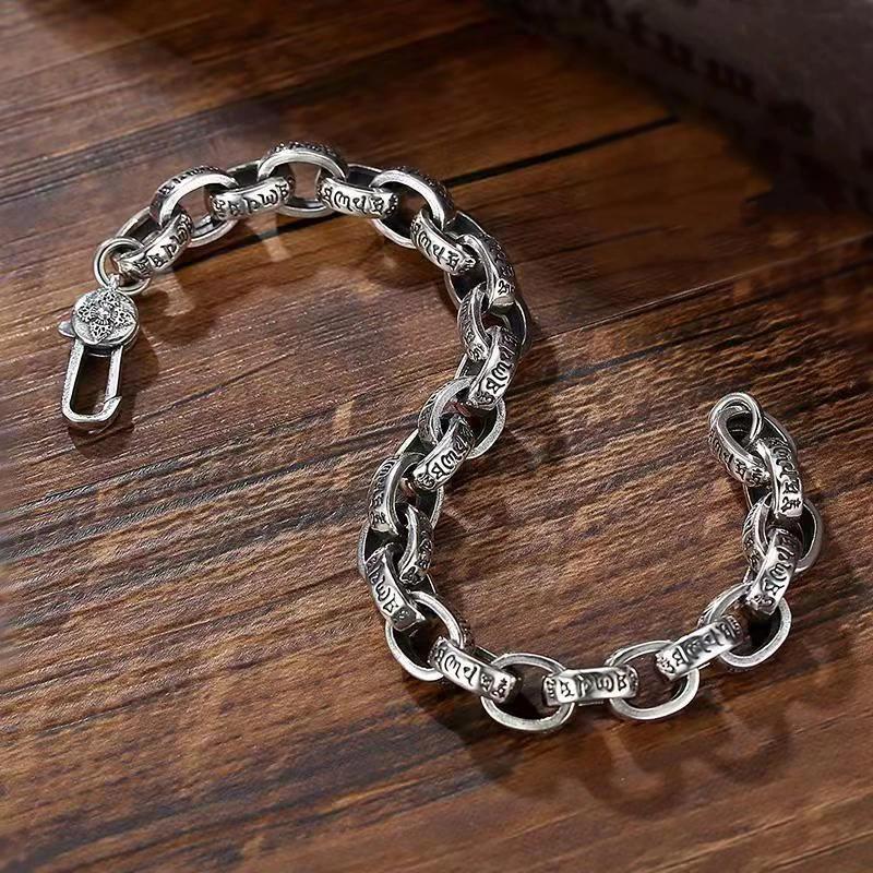 Bracelet Mantra à Six caractères en argent Sterling S925 pour hommes et femmes, haute qualité, prix