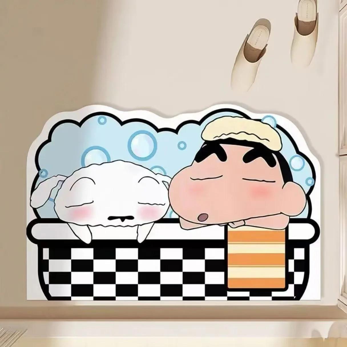 Tapis d'absorption d'eau pour salle de douche, séchage rapide, cadeaux de maison à la mode et dessin