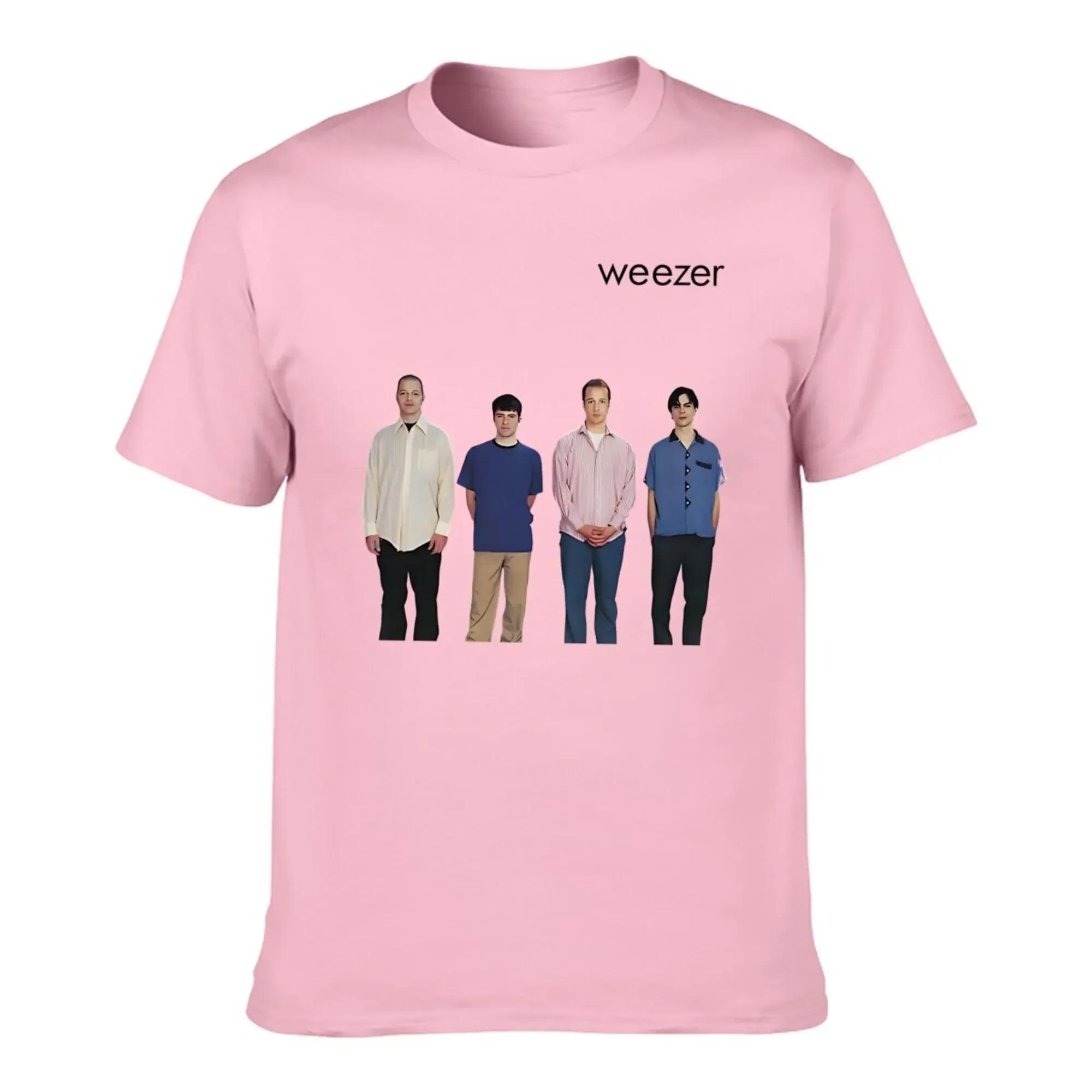 Weezer 1994 album bande impression T-shirt hommes été hip-hop rue décontracté ample T-shirt surdimen