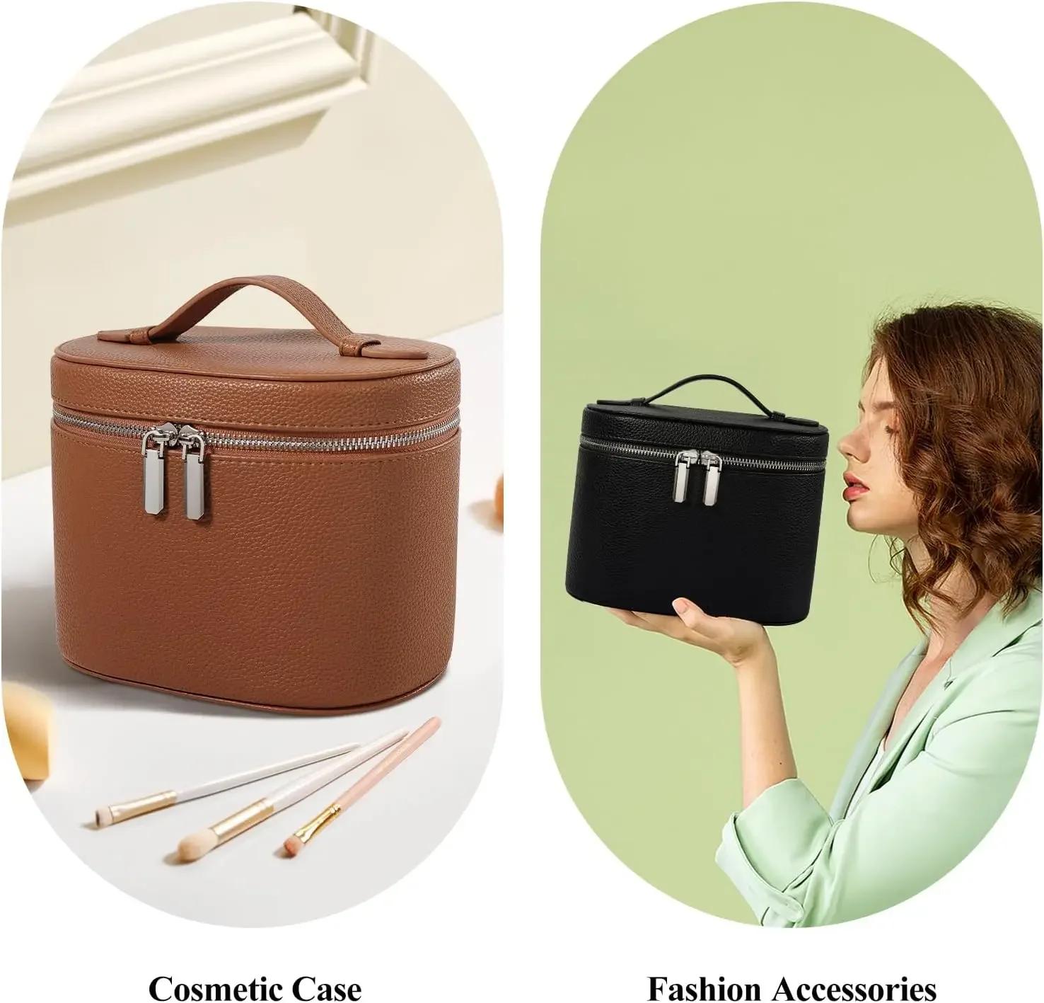 Sacs de rangement cosmétiques portables, trousse de maquillage, trousse de toilette pour femmes, tro