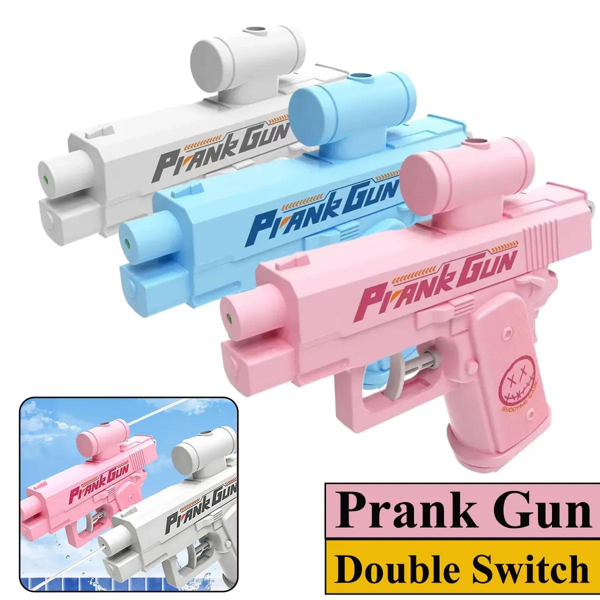 Pistolet à eau bidirectionnel, jouet de farce, anti-Stress, petit jeu de pistolet, extérieur et inté