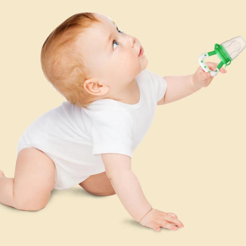 Bébé Silicone bébé mangeoire à fruits complément alimentaire sucette molaire bâton supplémentaire Po