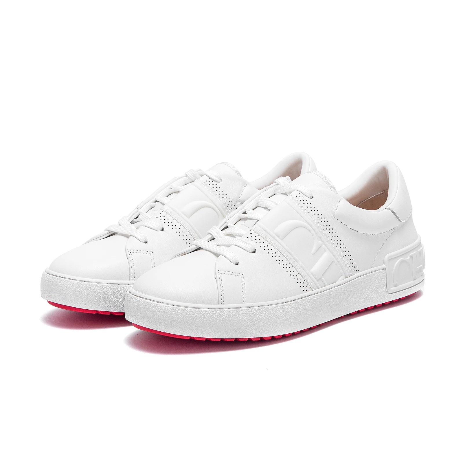 Femmes chaussures décontractées blanc plat conseil chaussures équilibre technologie presse semelle c