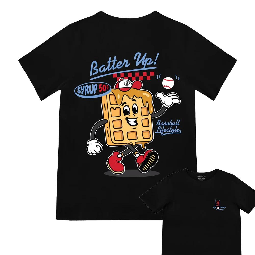 T-shirt surdimensionné respirant et à séchage rapide pour hommes et femmes, style baseball pour enfa