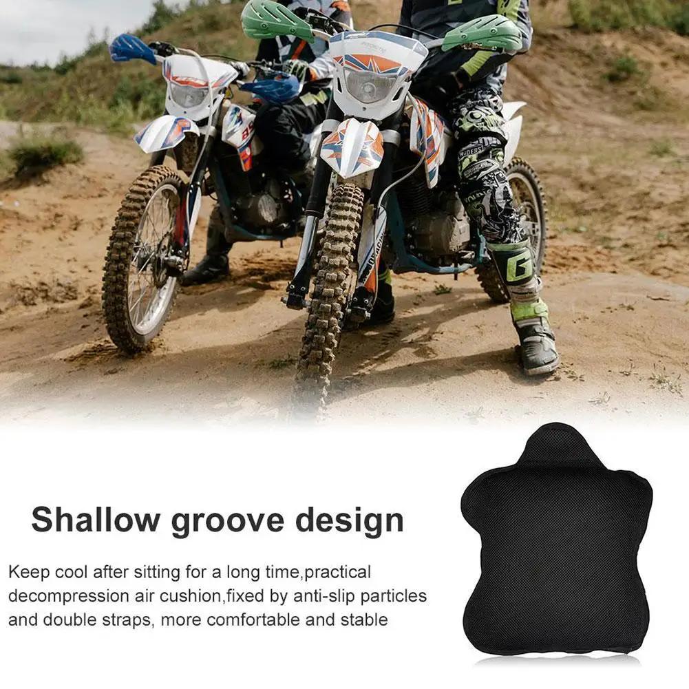 Coussin de siège de moto en Gel, housse de coussin d'air respirante et isolante thermique, protectio