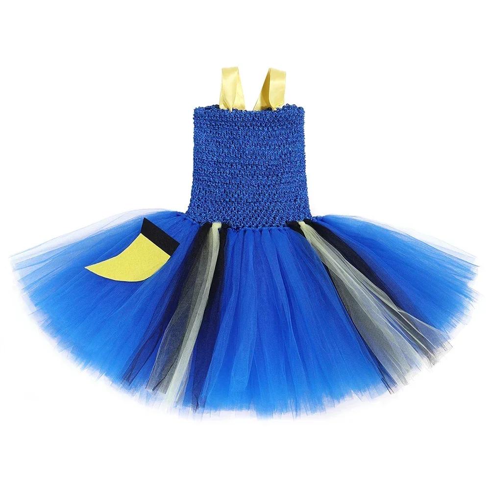 Clownfish Nemo Dory Tutu robe Costume filles fête d'anniversaire robes en Tulle poisson bleu habille