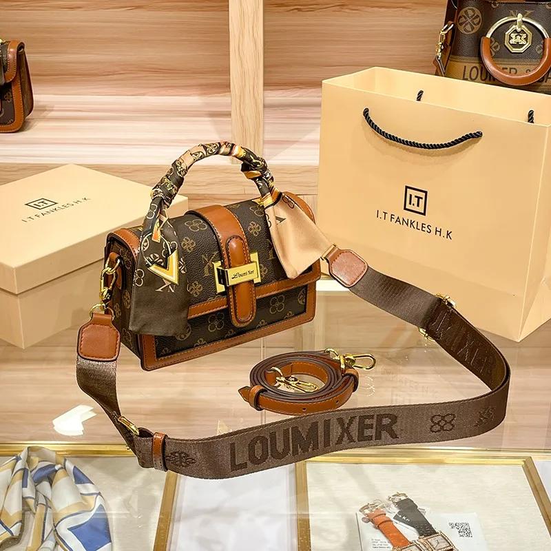 Sac à main de marque pour femmes, sac à bandoulière de styliste, petit sac carré à la mode et haut d