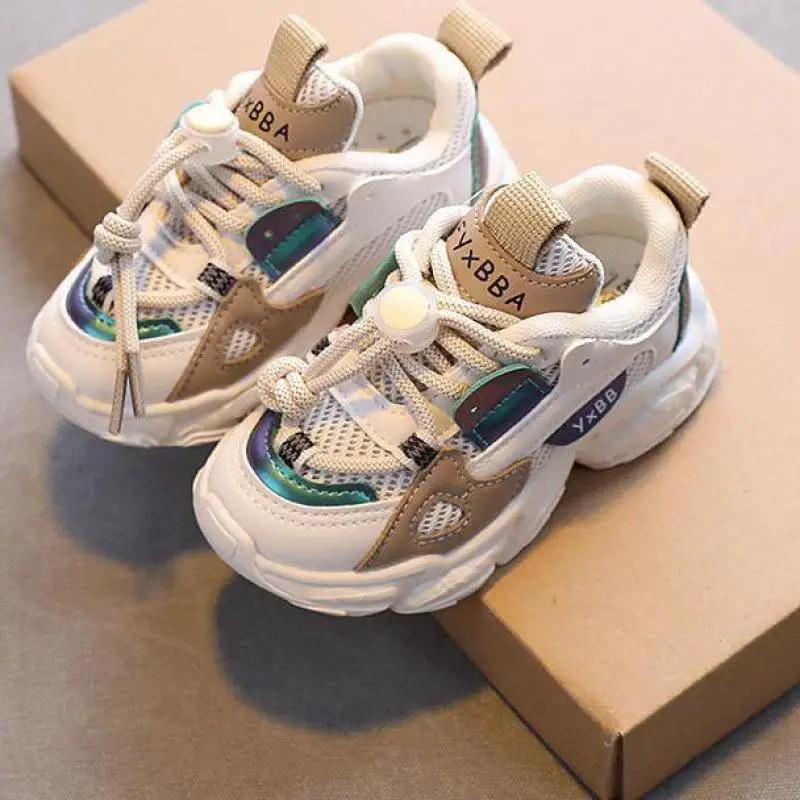 Taille 21-36 bébé enfant en bas âge chaussures pour garçons filles respirant maille petits enfants e