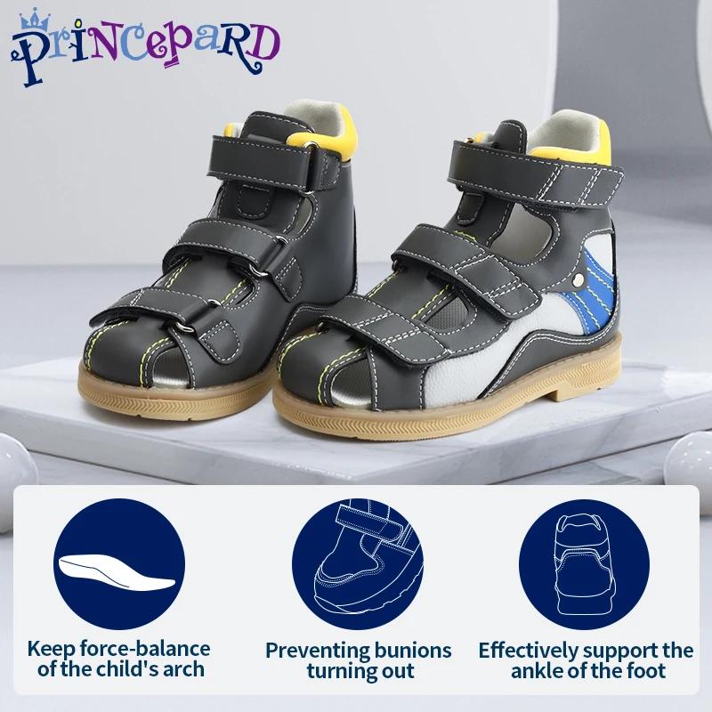 Sandales orthopédiques Princepard pour enfants, garçons, chaussures d'été correctrices pour pieds pl