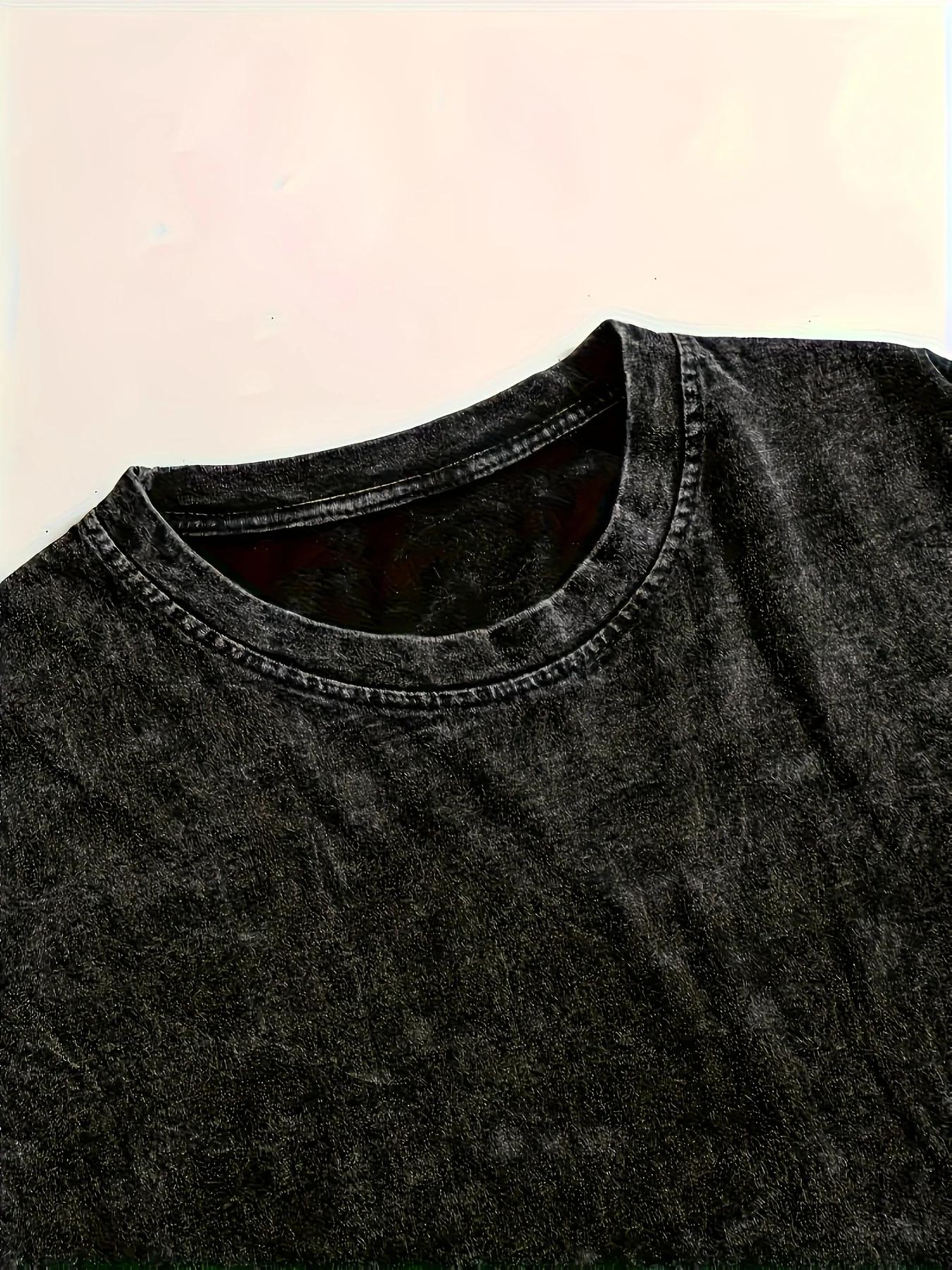 T-shirt à manches courtes pour homme, été, 100% coton, respirant, confortable, lavé à l'eau, polyval