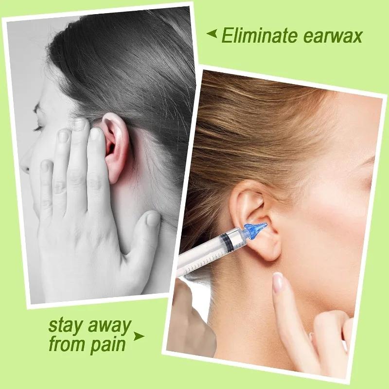 Seringues d'oreille pour bébé, 2 pièces, pour enlever la cire d'oreille, enfants et adultes, Irrigat
