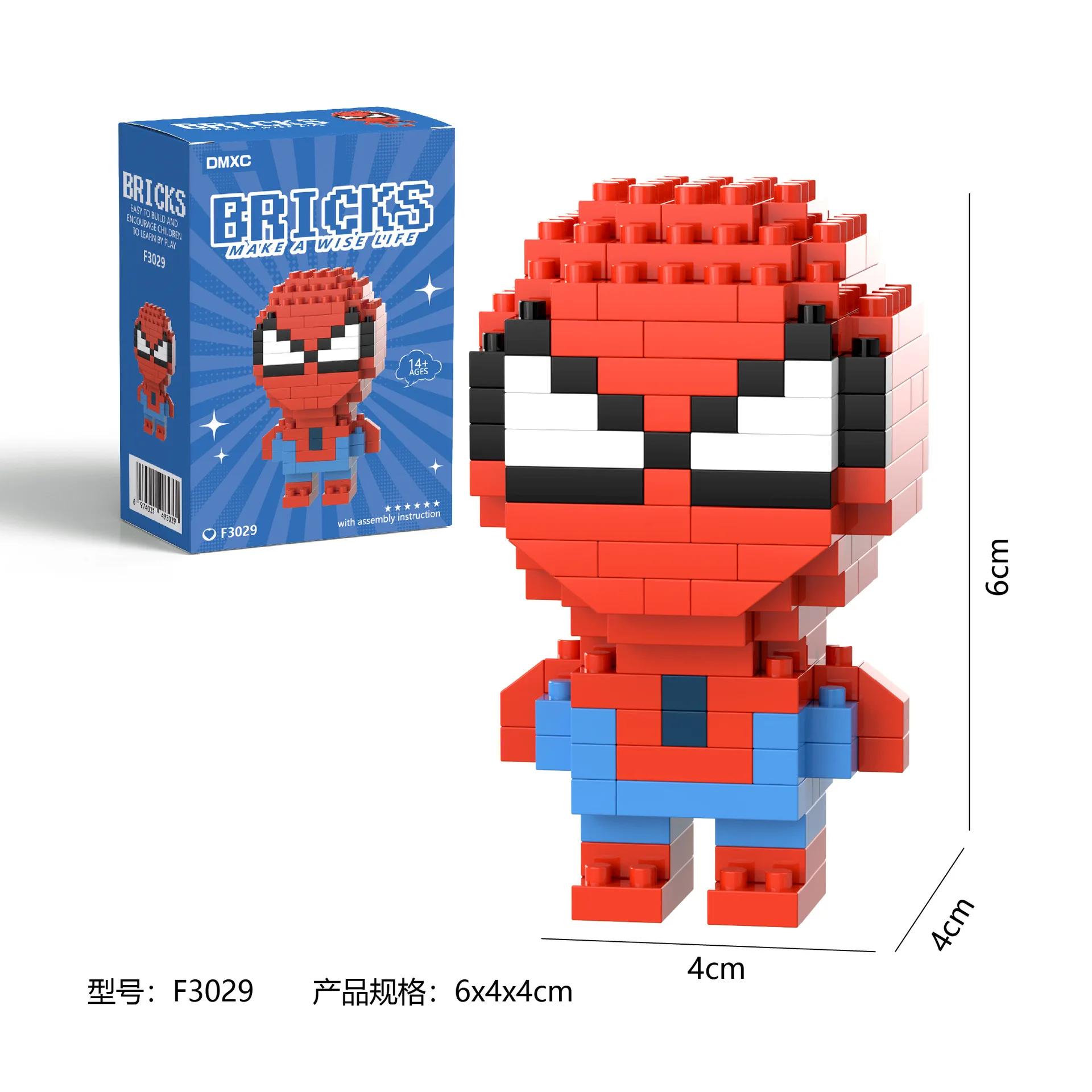 Marvel Spider Man bloc de construction Deadpool & Venom Iron Man figure Marvel légendes personnage d