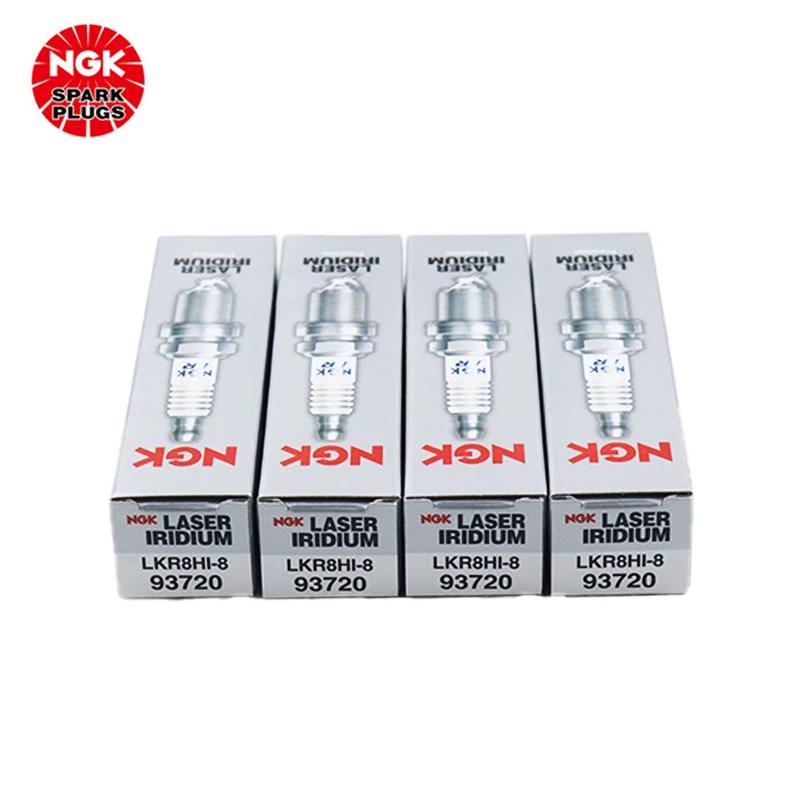Bougie d'allumage NGK Iridium Gold LKR8HI-8 93720 convient pour Emgrand GL Vision SUV 1.3T(4 pièces)