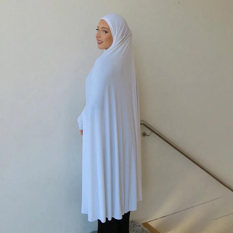 Abayas musulmanes à manches pour femmes, châle Long, couverture complète, couleur unie, vêtements de