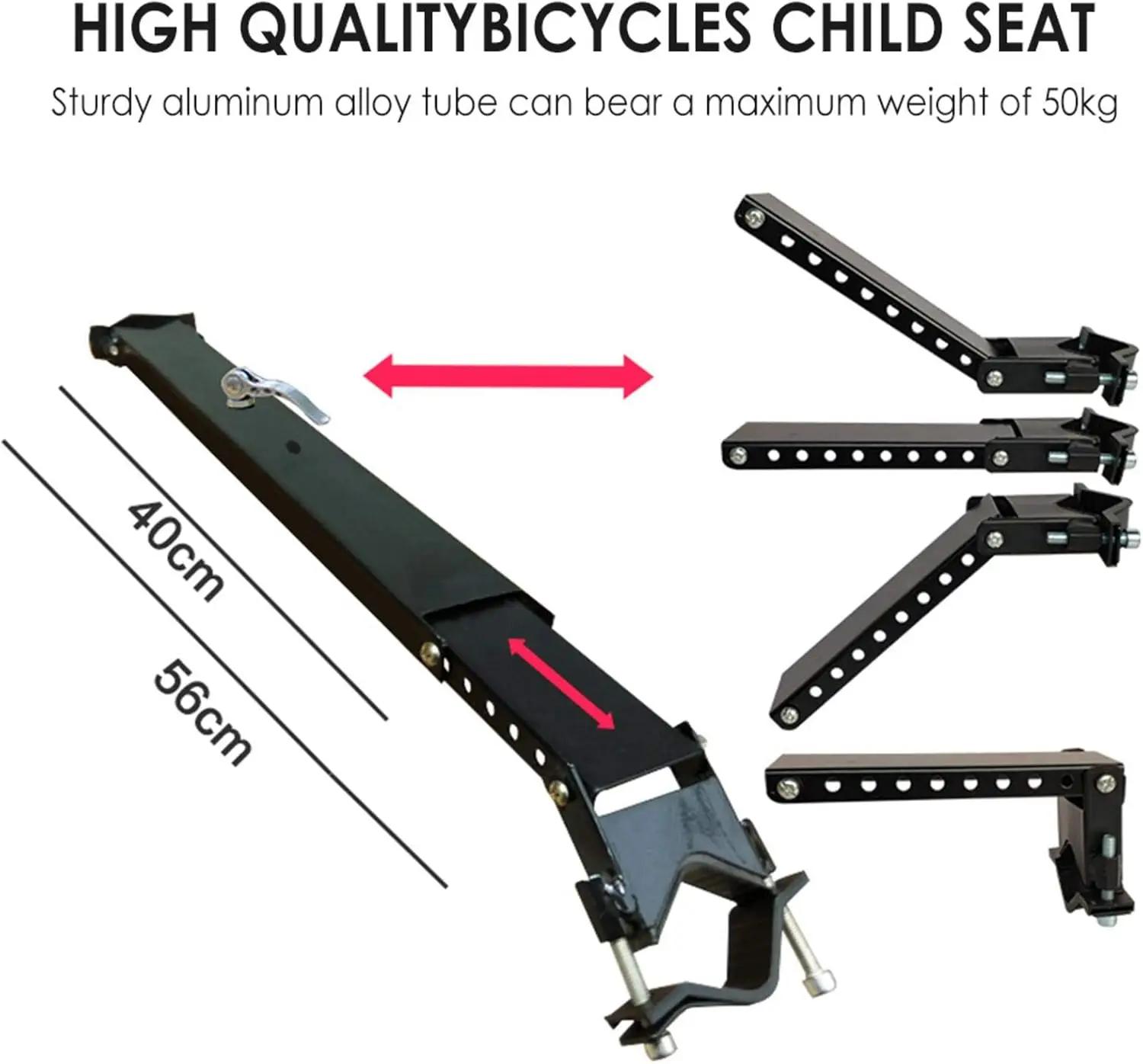 Siège pour enfant pour vélos avant, siège enfant, installation facile, mesures de sécurité, accessoi